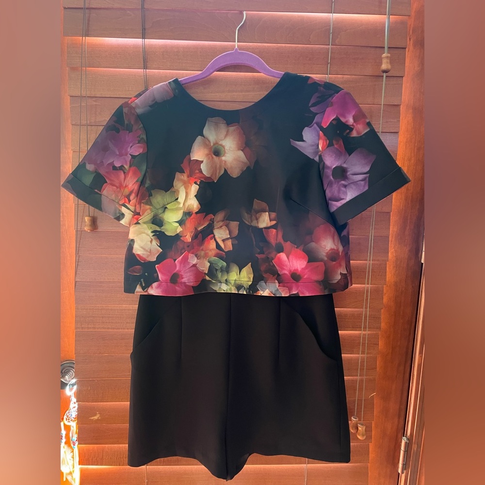 Ted Baker floral jumpsuit